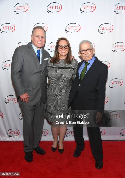 David Zaslav of Discovery Communications, Pam Zaslav and Owner, Advance Publications Donald Newhouse attend The Association for Frontotemporal...