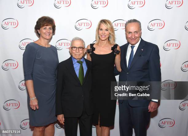 Executive Director, AFTD Susan Dickinson, Owner, Advance Publications Donald Newhouse, Journalist Paula Zahn and Sen. Charles E. Schumer attend The...