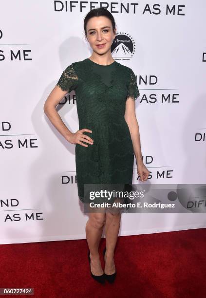 Actress Caterina Scorsone attends the premiere of Paramount Pictures and Pure Film Entertainment's "Same Kind Of Different As Me" at Westwood Village...