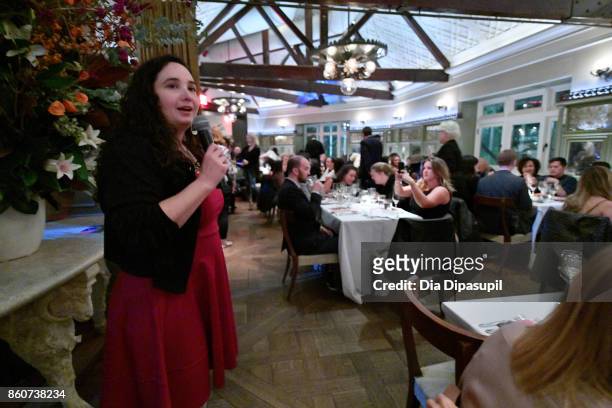 Guests attend a Dinner with Debi Mazar, Gabriele Corcos and Beatrice Tosti part of the Bank of America Dinner Series presented by The Wall Street...