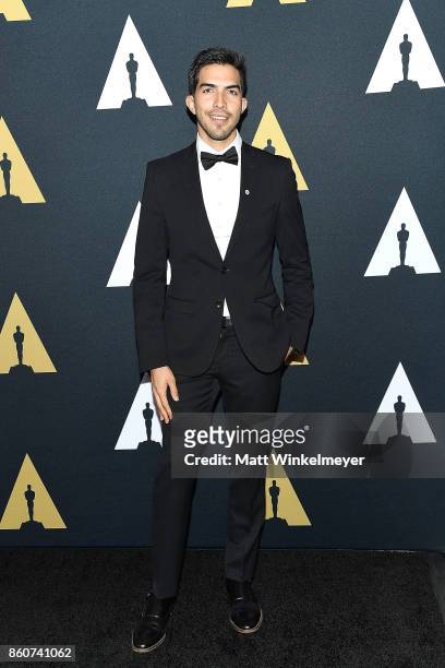 Esteban Bravo attends the Academy of Motion Picture Arts and Sciences 44th Student Academy Awards at Samuel Goldwyn Theater on October 12, 2017 in...