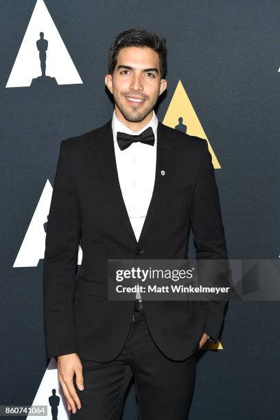 Esteban Bravo attends the Academy of Motion Picture Arts and Sciences 44th Student Academy Awards at Samuel Goldwyn Theater on October 12, 2017 in...