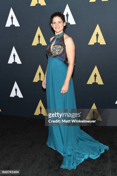 Katja Benrath attends the Academy of Motion Picture Arts and Sciences 44th Student Academy Awards at Samuel Goldwyn Theater on October 12, 2017 in...