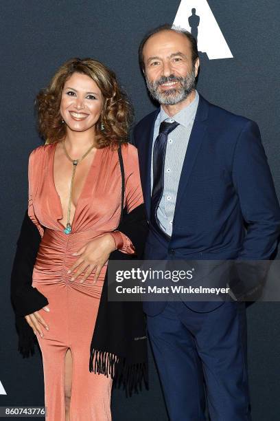 Fadia Afashe and Jay Abdo attend the Academy of Motion Picture Arts and Sciences 44th Student Academy Awards at Samuel Goldwyn Theater on October 12,...