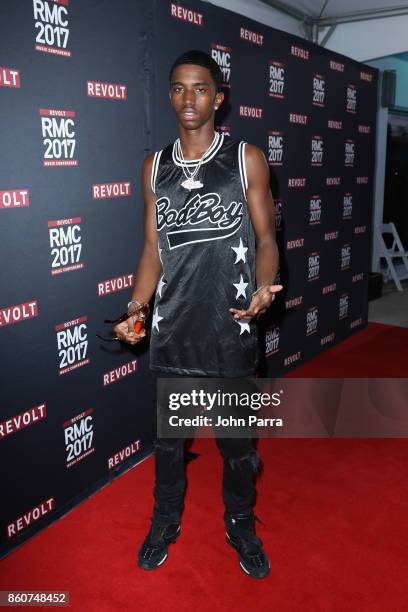 King Combs attends the 2017 REVOLT Music Conference - Chairman's Welcome Ceremony at Eden Roc Hotel on October 12, 2017 in Miami Beach, Florida.
