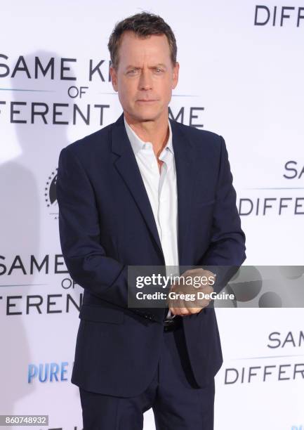 Greg Kinnear arrives at the premiere of Paramount Pictures and Pure Flix Entertainment's "Same Kind Of Different As Me" at Westwood Village Theatre...