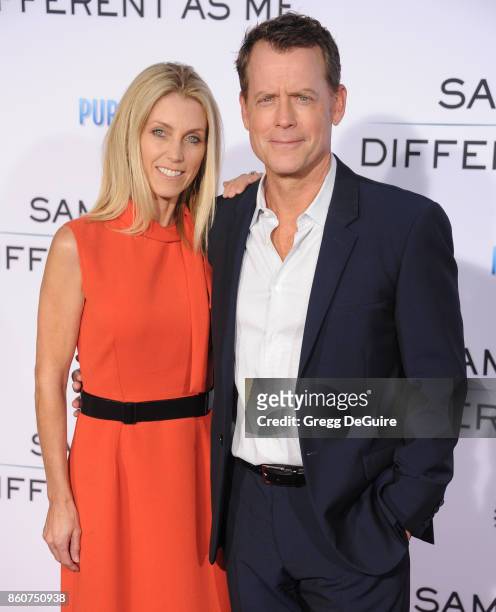 Greg Kinnear and Helen Labdon arrive at the premiere of Paramount Pictures and Pure Flix Entertainment's "Same Kind Of Different As Me" at Westwood...