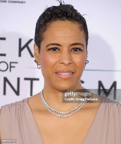 Daphne Wayans arrives at the premiere of Paramount Pictures and Pure Flix Entertainment's "Same Kind Of Different As Me" at Westwood Village Theatre...