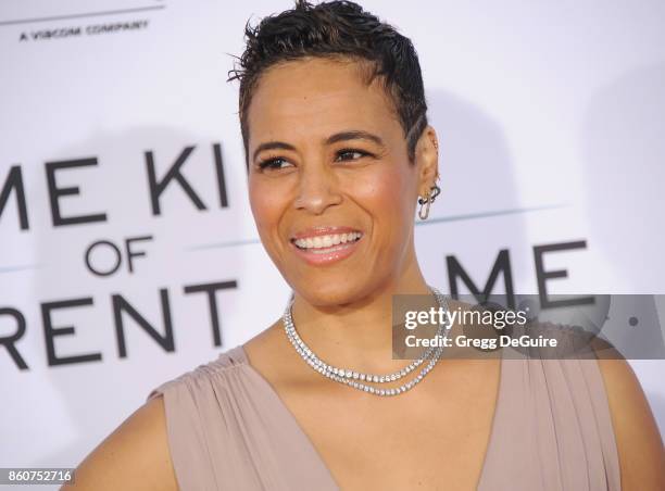 Daphne Wayans arrives at the premiere of Paramount Pictures and Pure Flix Entertainment's "Same Kind Of Different As Me" at Westwood Village Theatre...