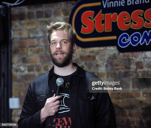 Comedian Anthony Jeselnik performs at The Stress Factory Comedy Club on October 12, 2017 in New Brunswick, New Jersey.