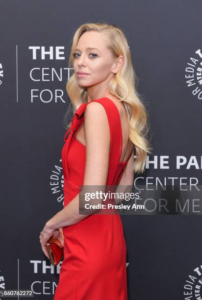 Portia Doubleday attends Paley Honors in Hollywood: A Gala Celebrating Women in Television at Regent Beverly Wilshire Hotel on October 12, 2017 in...