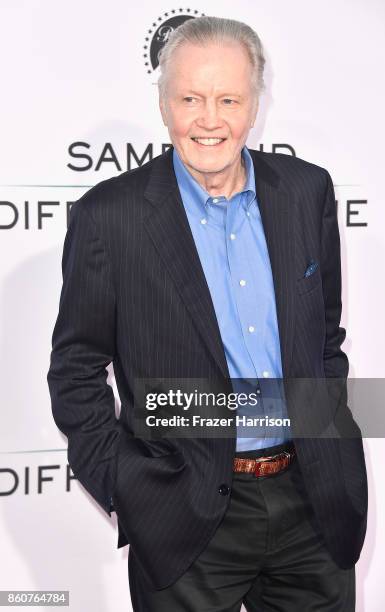 Jon Voight attends the Premiere Of Paramount Pictures And Pure Flix Entertainment's "Same Kind Of Different As Me" at Westwood Village Theatre on...