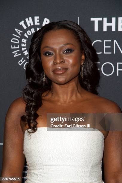 Actress Yetide Badaki attends Paley Honors In Hollywood: A Gala Celebrating Women In Television at the Beverly Wilshire Four Seasons Hotel on October...