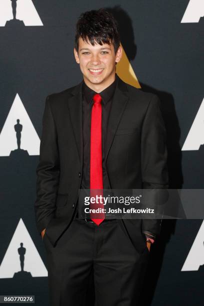 Devon Manney attends the Academy of Motion Picture Arts And Sciences 44th Student Academy Awards at Samuel Goldwyn Theater on October 12, 2017 in...