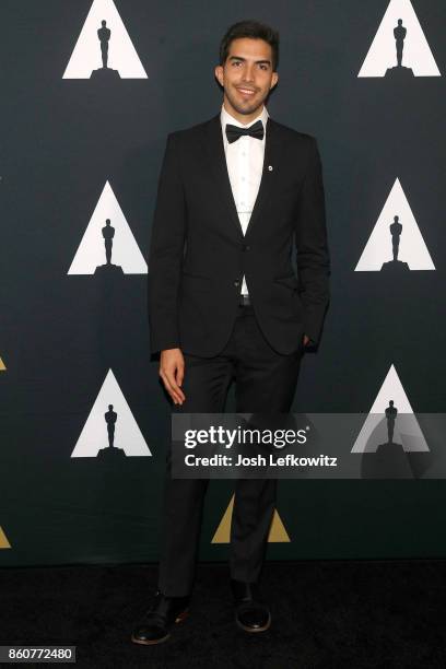 Esteban Bravo attends the Academy of Motion Picture Arts And Sciences 44th Student Academy Awards at Samuel Goldwyn Theater on October 12, 2017 in...