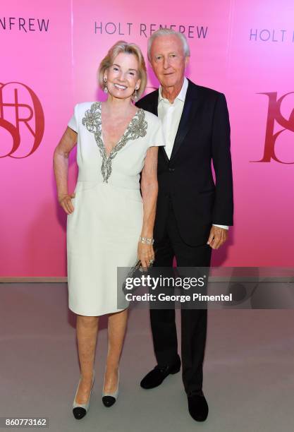 The Hon. Hilary M. Weston and Mr. W. Galen Weston celebrate Holt Renfrew 180TH Anniversary in partnership with Vogue Magazine held at Holt Renfrew...