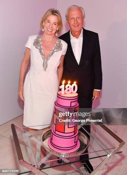 The Hon. Hilary M. Weston and Mr. W. Galen Weston celebrate Holt Renfrew 180TH Anniversary in partnership with Vogue Magazine held at Holt Renfrew...