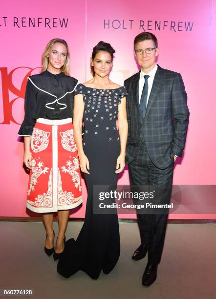 Alexandra Weston, actress Katie Holmes and Galen Weston Jr. Attend Holt Renfrew 180TH Anniversary hosted by Mr. W. Galen Weston and The Hon. Hilary...