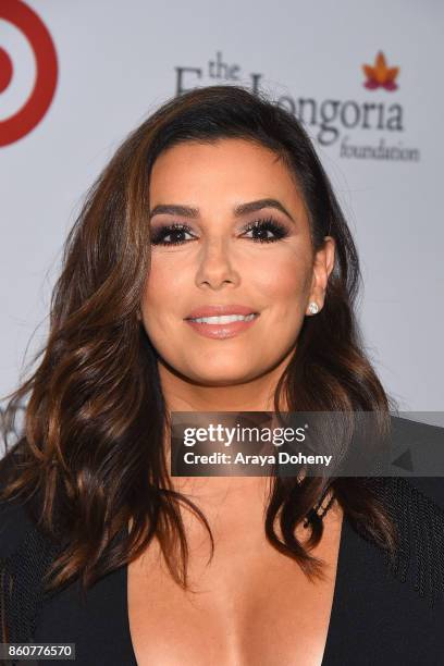 Eva Longoria attends the Eva Longoria Foundation Annual Dinner at Four Seasons Hotel Los Angeles at Beverly Hills on October 12, 2017 in Los Angeles,...