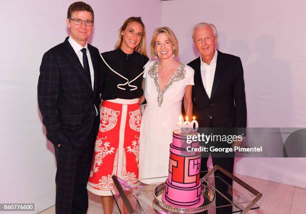 Galen Weston Jr., Alexandra Weston, The Hon. Hilary M. Weston and Mr. W. Galen Weston celebrate Holt Renfrew's 180TH Anniversary in partnership with...