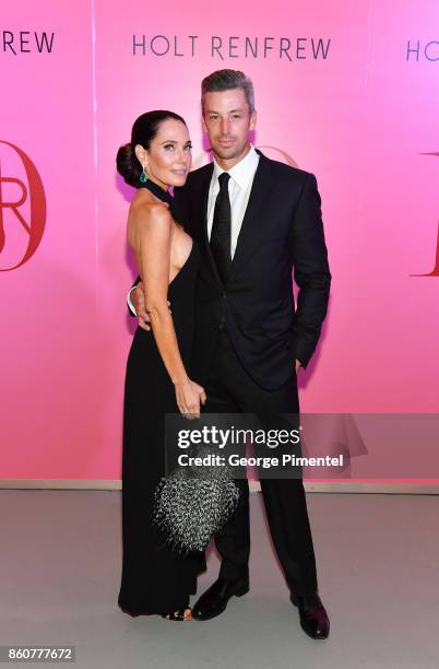 Stacey Jordan Cook and Ryan Cook attend Holt Renfrew 180TH Anniversary hosted by Mr. W. Galen Weston and The Hon. Hilary M. Weston in partnership...