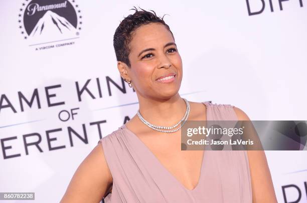 Daphne Wayans attends the premiere of "Same Kind of Different as Me" at Westwood Village Theatre on October 12, 2017 in Westwood, California.