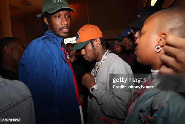 Travis Scott attends the Ksubi and Travis Scott Collaboration Launch on October 12, 2017 in New York City.