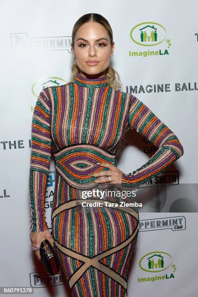 Pia Toscano attends The Imagine Ball at The Peppermint Club on October 12, 2017 in Los Angeles, California.