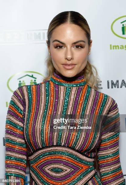 Pia Toscano attends The Imagine Ball at The Peppermint Club on October 12, 2017 in Los Angeles, California.