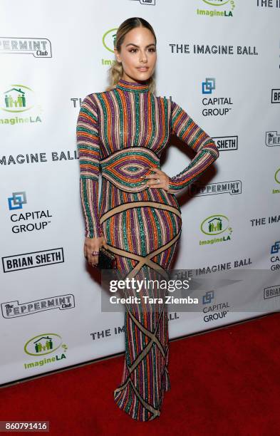 Pia Toscano attends The Imagine Ball at The Peppermint Club on October 12, 2017 in Los Angeles, California.