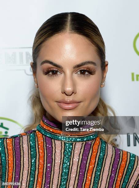 Pia Toscano attends The Imagine Ball at The Peppermint Club on October 12, 2017 in Los Angeles, California.