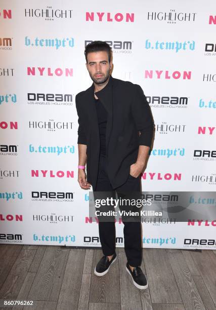 Jencarlos Canela attends NYLON's It Girl Party At The Highlight Room At Dream Hollywood on October 12, 2017 in Hollywood, California.