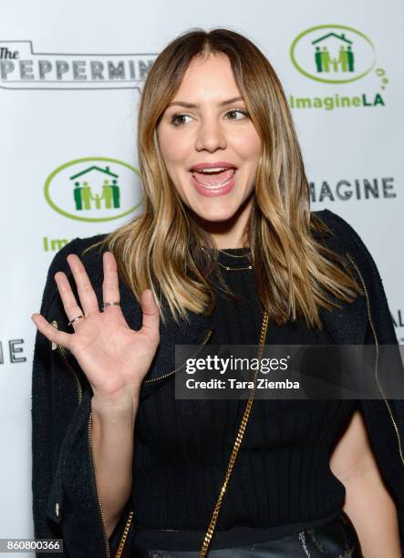 Katharine McPhee attends The Imagine Ball at The Peppermint Club on October 12, 2017 in Los Angeles, California.