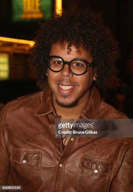 Jake Clemons poses at the opening night arrivals for "Springsteen on Broadway" at The Walter Kerr Theatre on October 12, 2017 in New York City.