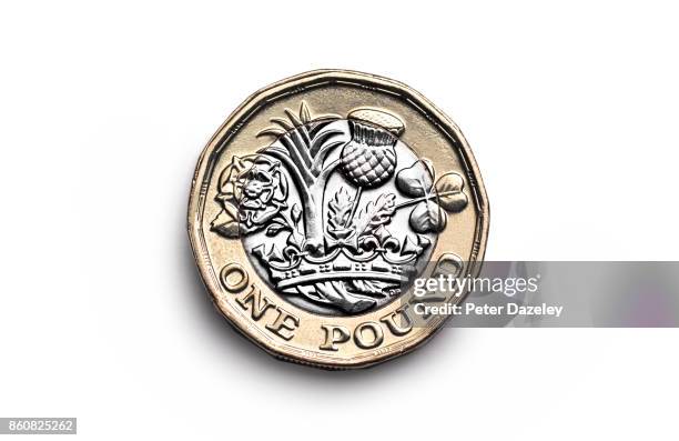 Photo illustration of a new pound coin on September 28, 2017.