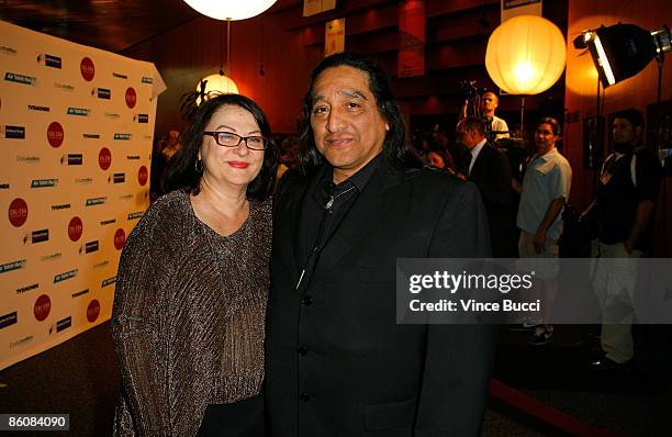 Writer and Director Josiane Balasko and actor Georges Aguilar attend the 13th Annual City Of Lights, City Of Angels Film Festival held at the...