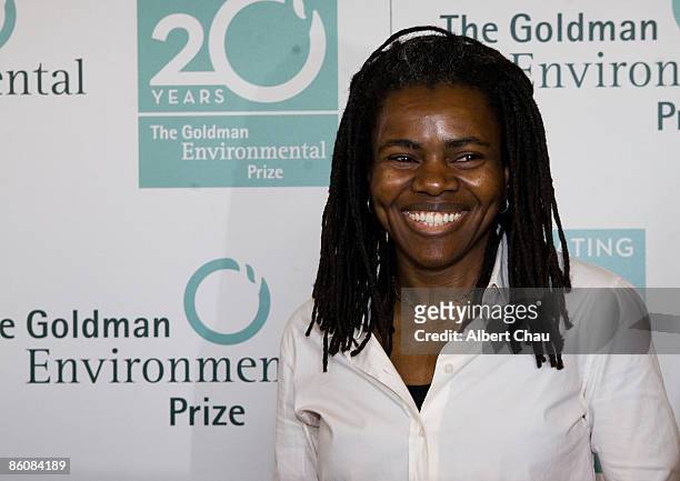 Singer Tracy Chapman arrives at the 2009 Goldman Environmental Prize Ceremony held at San Francisco War Memorial Opera House on April 20, 2009 in San...