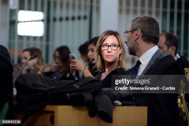 Ilaria Cucchi, sister of Stefano Cucchi during first hearing of the new trial against five military police officers for the death Stefano Cucchi, on...