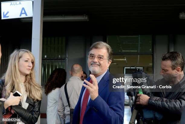 The Lawyer Fabio Anselmo during the first hearing of the new trial against five military police officers for the death Stefano Cucchi, on October 13,...