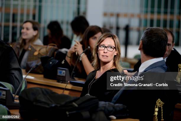 Ilaria Cucchi, sister of Stefano Cucchi during first hearing of the new trial against five military police officers for the death Stefano Cucchi, on...