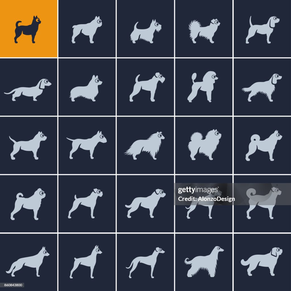 Dog Breed Icons