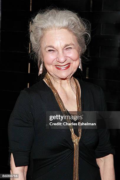 Actress Lynne Cohen attends the 2009 benefit gala for The Dramatists Guild Fund at Hudson Theatre on April 20, 2009 in New York City, New York.