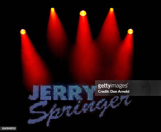 Set design seen during the 'Jerry Springer The Opera' photo call at the Sydney Opera House on April 21, 2009 in Sydney, Australia.