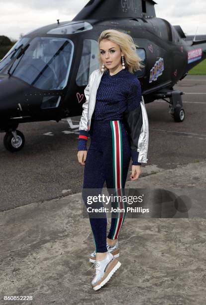 Tallia Storm during the MTV 'Single AF' Photocall at Elstree Studios on October 13, 2017 in Borehamwood, England. Seven celebrities embark on the...