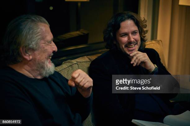Film directors Edgar Wright and Walter Hill are photographed for Empire magazine on November 29, 2016 in Los Angeles, California.