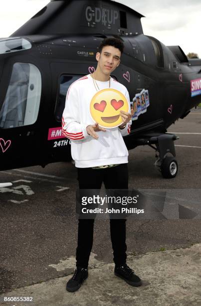 Elliot Crawford during the MTV 'Single AF' Photocall at Elstree Studios on October 13, 2017 in Borehamwood, England. Seven celebrities embark on the...