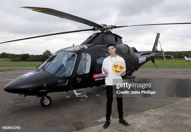 Elliot Crawford during the MTV 'Single AF' Photocall at Elstree Studios on October 13, 2017 in Borehamwood, England. Seven celebrities embark on the...