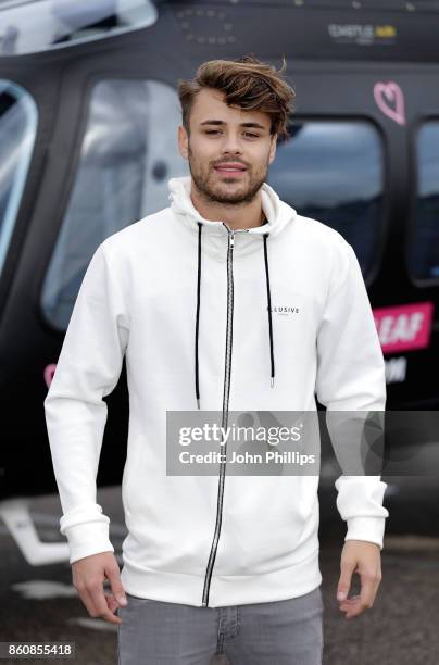 Casey Johnson during the MTV 'Single AF' Photocall at Elstree Studios on October 13, 2017 in Borehamwood, England. Seven celebrities embark on the...