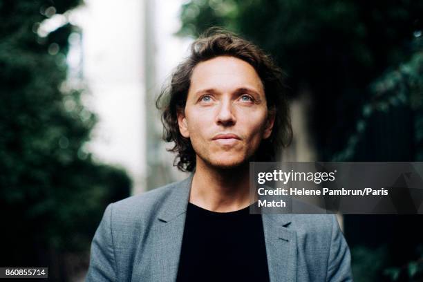 Singer Raphael is photographed for Paris Match on August 21, 2017 in Paris, France.