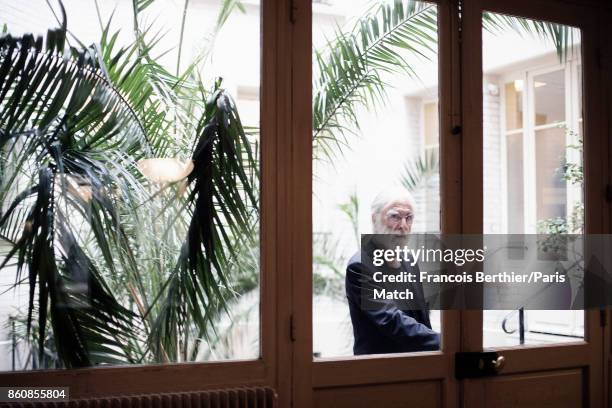 Film director Michael Haneke is photographed for Paris Match on September 19, 2017 in Paris, France.